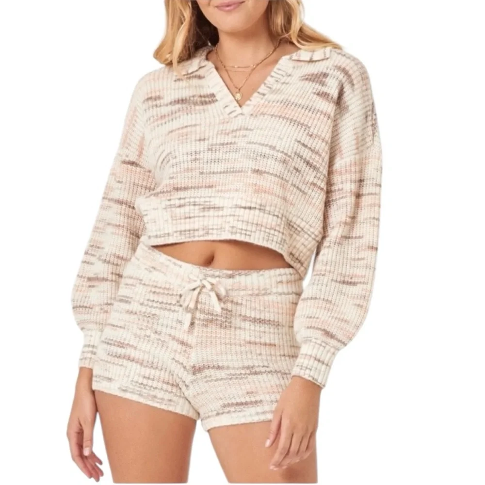 L*SPACE Layla Sweater in Solstice Space Dye size XS